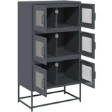 vidaXL Visoka ploča antracit 68x39x123 cm čelik | shoptok.hr
