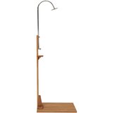 vidaXL Vrtni tuš 75 x 75 x 210 cm od masivne tikovine | shoptok.hr