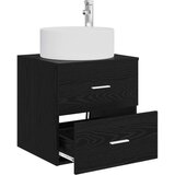  Umivaonik s policom Crni hrast 49,5 x 44,5 x 65,5 cm | shoptok.hr