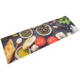 vidaXL Kuhinjski tepih perivi uzorak vina i hrane 60x180 cm baršunasti | shoptok.hr