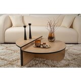 Hanah home stočić za dnevnu sobu orion - honey oak, black honey oakblack coffee table | ePonuda.com