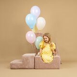 MeowBaby Igralište od kaki pjene od korduroja 250x45x30 cm Montessori - | shoptok.hr