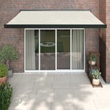 vidaXL Zložljiva tenda krem 3x2,5 m blago in aluminij Cene