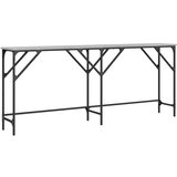  The Living Store Konzolna mizica siva sonoma 180x29x75 cm inženirski les - Konzolna Mizica, (21444169) | Shoptok.si