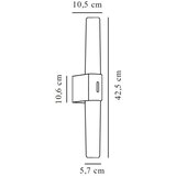 Nordlux LED osvetljenje za kupatilsko ogledalo HELVA LED/9W/230V IP44 | Eponuda.com
