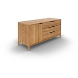 The Beds Niska komoda od punog hrasta u prirodnoj boji 140x64 cm Twig – | shoptok.hr