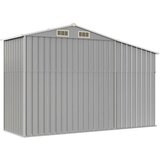  Vrtno spremište sivo 277 x 93 x 179 cm od pocinčanog čelika | shoptok.hr