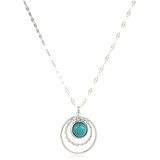 IZMAEL Ogrlica ET-21687 - Srebrna / Turkizna | Shoptok.si