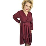 Pri Elegant dress flared hem with ruffles ADELE | shoptok.hr