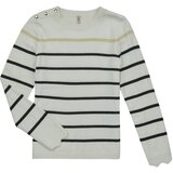 Only Puloverji KOGELISA LS BUTTON O-NECK CS KNT Bela Cene