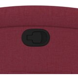  Naslonjač od tkanine crvena boja vina | shoptok.hr