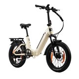 TTGO Zložljivo električno kolo F7 250 W 48 V 15 Ah, 20-palčno debelo kolo, belo, (5000234142) | Shoptok.si