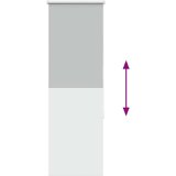 vidaXL Rolo zavjesa Blackout svijetlo siva 55x150 cm Širina tkanine | shoptok.hr