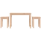  Komplet mizic 3 kosi trdna borovina, (20711265) | Shoptok.si