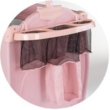 Chipolino putni krevetić s podlogom za prematanje Bella Pink Powder | shoptok.hr