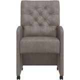vidaXL Trpezarijske stolice 2 pcs Siva 58 x 67 x 97 cm Umjetna koža | shoptok.hr