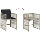  13-dijelni vrtni blagovaonski set s jastucima svijetlosivi | shoptok.hr