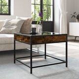  Stolić s beskonačnim LED svjetlima boja hrasta 50x50x41 cm | shoptok.hr