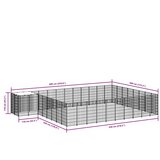  Kavez za pse crni 25,41 m² čelični | Eponuda.ba