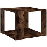 The Living Store Klubska mizica dimljeni hrast 40x40x30 cm konstruiran les - Klubska Mizica, (21781162) | Shoptok.si