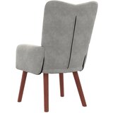  Fotelja Svijetlo siva 63 x 67 x 94 cm Baršun | shoptok.hr
