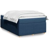 Krevet s oprugama i madracem plavi 120 x 200 cm od tkanine | shoptok.hr