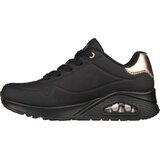 Skechers Nizke superge 'Uno-Golden Air' rožnato zlata / črna / bela | Shoptok.si