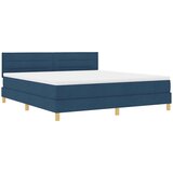  LED Box Spring Krevet s LED trakama Plava 180 x 200 cm tkanina | shoptok.hr