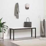  Klupa Bijelo 110 x 35 x 45 cm Čvrsto borovo drvo | shoptok.hr