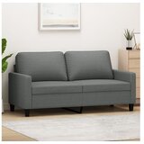 vidaXL Dvosjed od tkanine tamnosivi 140 cm Cijene