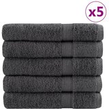 vidaXL Premium brisače za savno 25kos antracit 80x200cm 600g/m2 bombaž cene