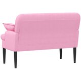 Ljubavni kauč s gumbima Ružičasta 111 x 68 x 80 cm Tkanina | Eponuda.com