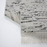 Flair Rugs Siva/slonokoščena ročno tkana volnena preproga 140x200 cm Ellsa – | Shoptok.si