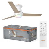 Osram LED RGB prigušiva stropni ventilator NORDES LED/18W/230V 3000-6500K + daljinski upravljač | Eponuda.com