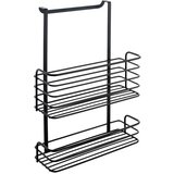 Metaltex Crna metalna viseća kuhinjska polica Galileo Lava Double | shoptok.hr