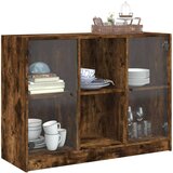 vidaXL Komoda boja dimljenog hrasta 102x37x75 5 cm konstruirano drvo | shoptok.hr