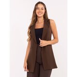 RUE PARIS Vest-IT-KZ-FL5069.84-brown | Shoptok.si