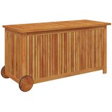  Vrtna kutija za pohranu s kotačima 113x50x58 cm od drva bagrema | Eponuda.com