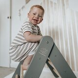 MeowBaby Otroška lestev s toboganom in sivo plezalno steno. Dve lestvi + tri plezalne stene, (20733820) | Shoptok.si