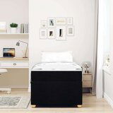  Okvir kreveta s madracem Ostalo Crna 90 x 190 cm tkanina | shoptok.hr