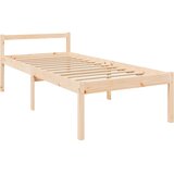  Krevet za starije osobe 75 x 190 cm mali od masivne borovine | shoptok.hr