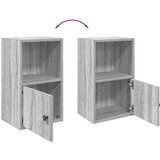 vidaXL Knjižna omara siva sonoma 31x24x52 cm inženirski les | Shoptok.si