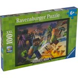 Ravensburger Childrens Puzzle Minecraft 100 Pieces XXL | shoptok.hr