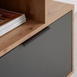 Mömax regal steps, barva hrasta, antracit | Shoptok.si