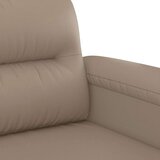  Dvosjed od tkanine boja cappuccina 120 cm od umjetne kože | shoptok.hr