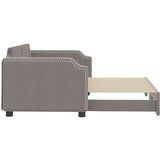  Izvlečna dnevna postelja taupe 90x200 cm blago, (20787887) | Shoptok.si