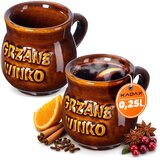 KADAX Vrčki za kuhano vino 250 ml Keramični vrčki Darilni set 2 kosov, (5000351696) Cene