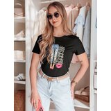 DStreet T-shirt damski z nadrukiem TRENDAY czarny | Shoptok.si