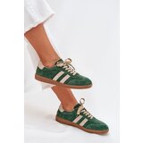Boto Women's Suede Sneakers Green Sirella | Shoptok.si