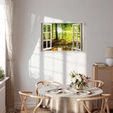  Slika - Window: View on Forest 120x80 Na talijanskom platnu | shoptok.hr